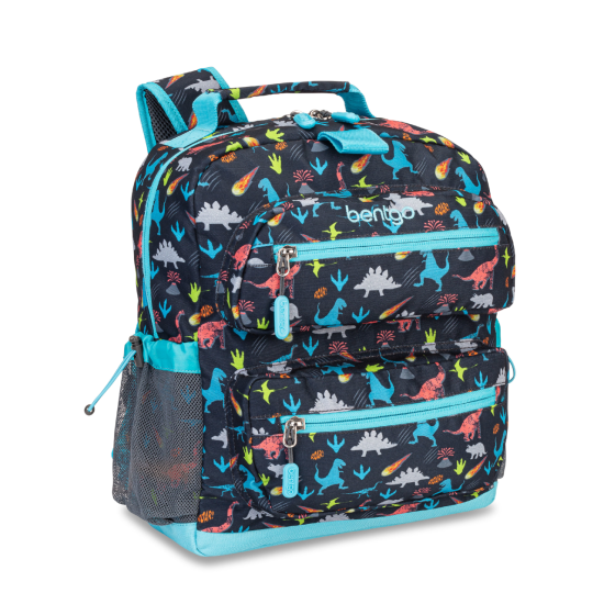 Bentgo Kids Backpack - Dinosarios (Gris)