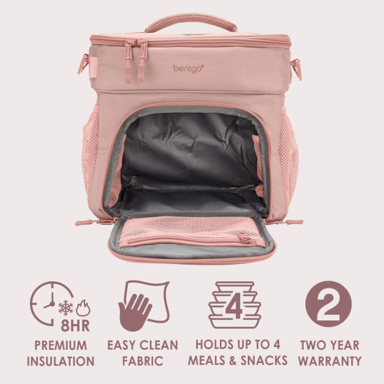 Bentgo Prep Deluxe Multimeal Bag (Rosado)