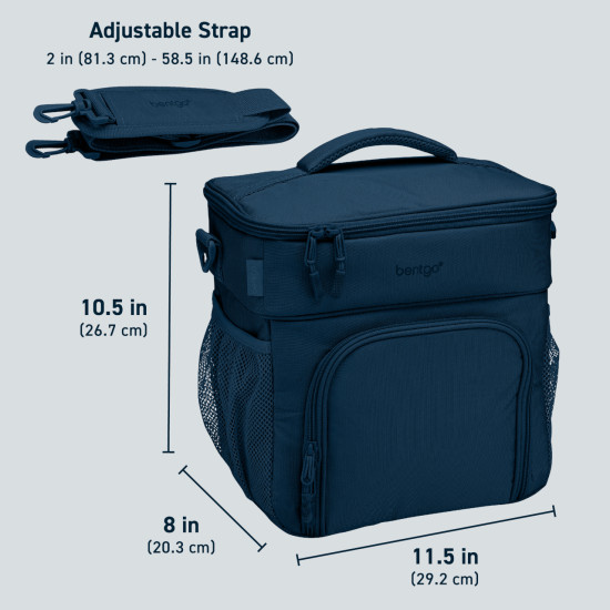 Bentgo Prep Deluxe Multimeal Bag (Azul)