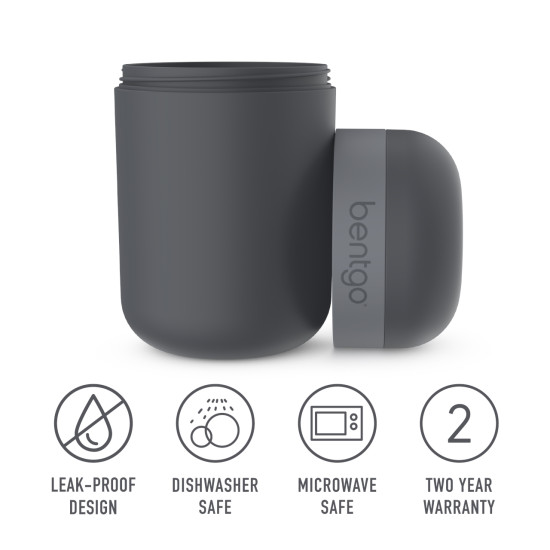Bentgo Snack Cup - Gris Oscuro