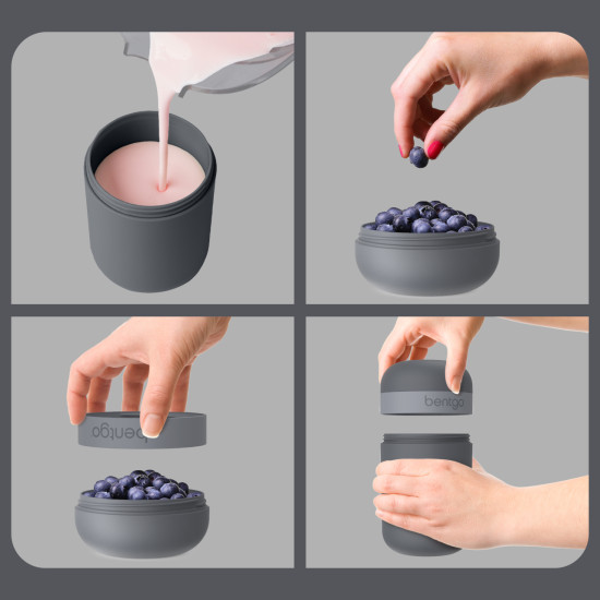 Bentgo Snack Cup - Gris Oscuro