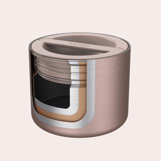 Bentgo contenedor hermetico Inox - Rose Gold