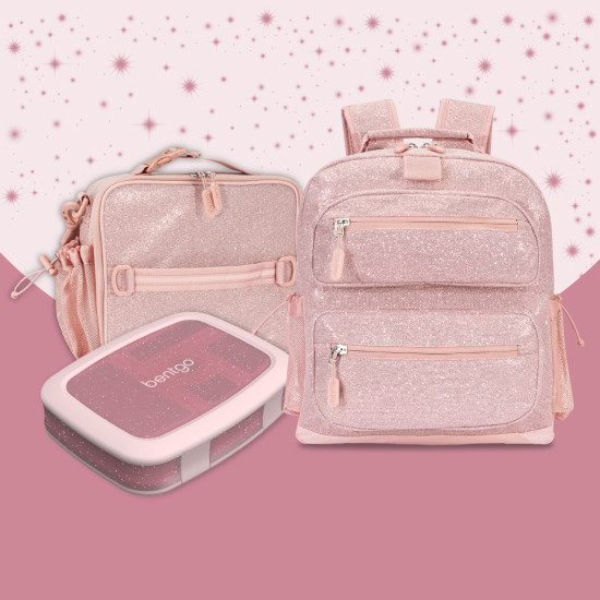 Bentgo Kids Prints Combo - Pink Glitter