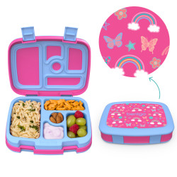 Bentgo Kids Prints Lunch Box (Arcoiris & Mariposas)