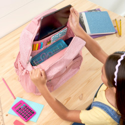 Bentgo Kids Backpack - Glitter Edition (Rosado)